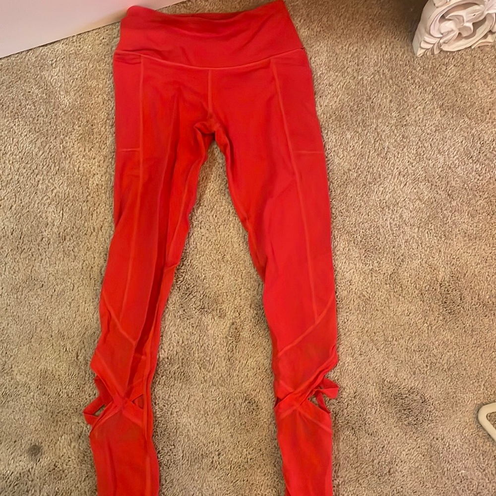 Victoria’s Secret knockout leggings bright coral